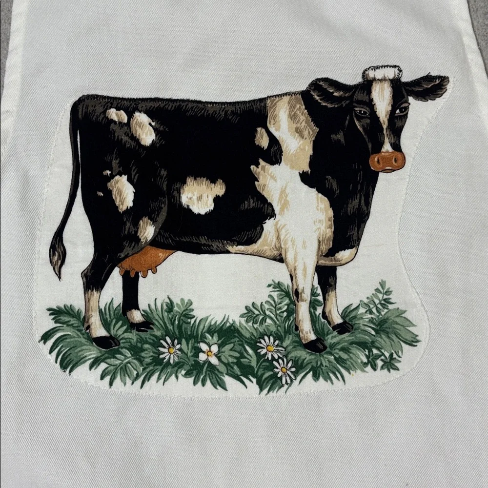 Farmhouse Cow Print Apron